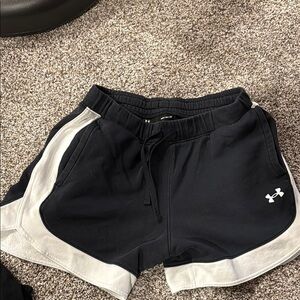 Under Armour Women's Athletic Shorts in Black and Gray